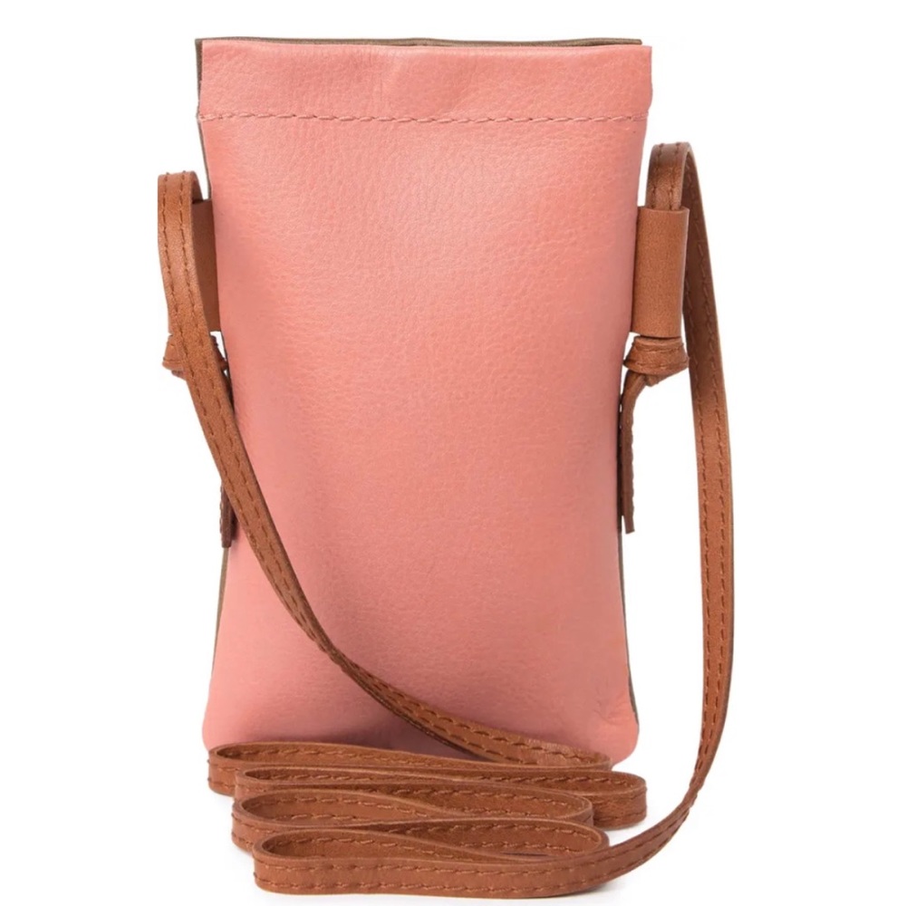 🆕 Madewell The Smartphone Crossbody Bag in Leather Dual Colour Olive NWT New!